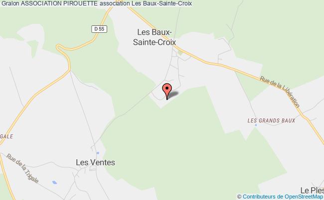plan association Association Pirouette Les   Baux-Sainte-Croix