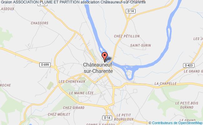 plan association Association Plume Et Partition Châteauneuf-sur-Charente