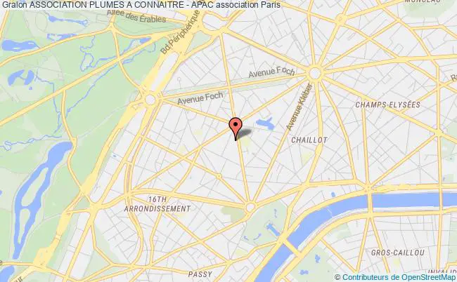 plan association Association Plumes A Connaitre - Apac Paris
