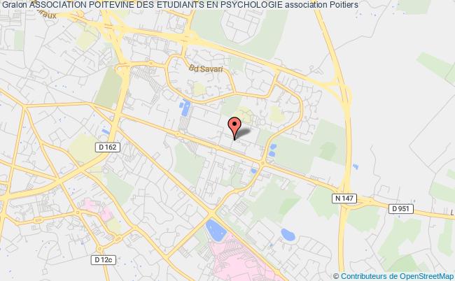 plan association Association Poitevine Des Etudiants En Psychologie Poitiers