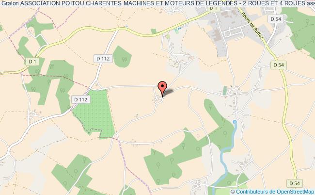 plan association Association Poitou Charentes Machines Et Moteurs De Legendes - 2 Roues Et 4 Roues Sauzé-Vaussais