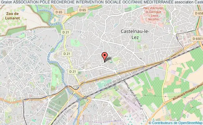 plan association Association PÔle Recherche Intervention Sociale Occitanie MÉditerranÉe Castelnau-le-Lez
