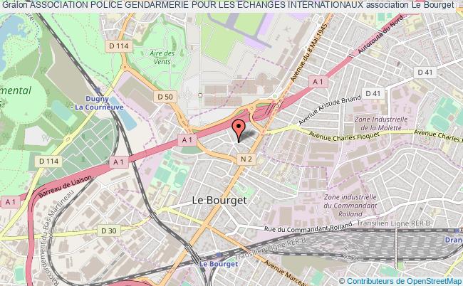 plan association Association Police Gendarmerie Pour Les Echanges Internationaux Le    Bourget