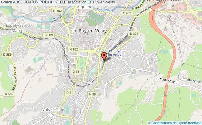 plan association Association Polichinelle Le    Puy-en-Velay