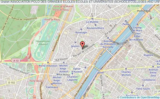 plan association Association Polo Des Grandes Ecoles Ecoles Et Universites (schools Colleges And Universities Polo Association) Paris