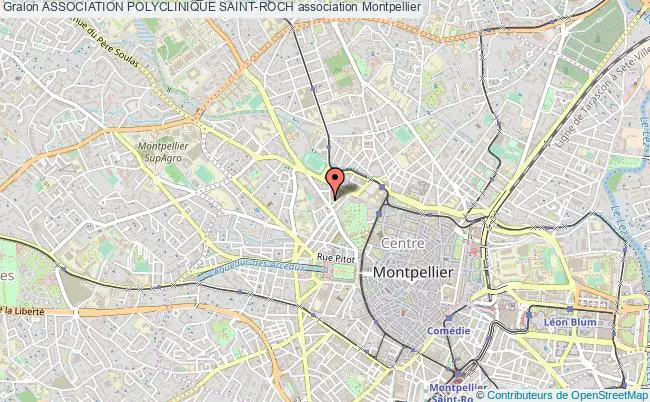 plan association Association Polyclinique Saint-roch Montpellier