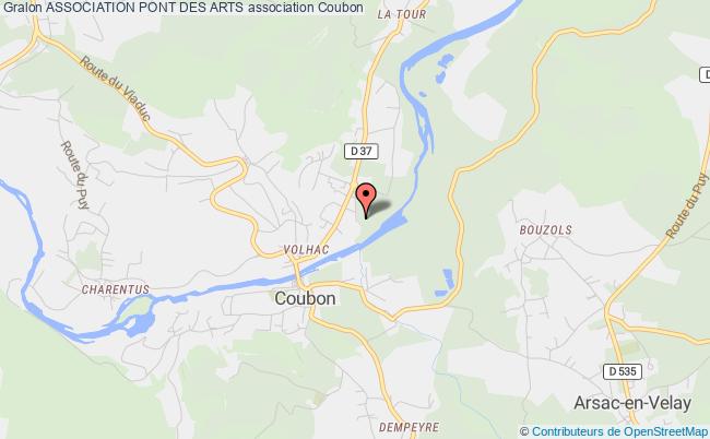 plan association Association Pont Des Arts Coubon