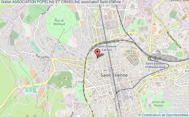 plan association Association Popeline Et Crinoline Saint-Étienne