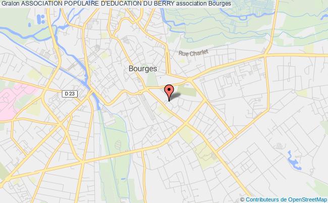 plan association Association Populaire D'education Du Berry Bourges