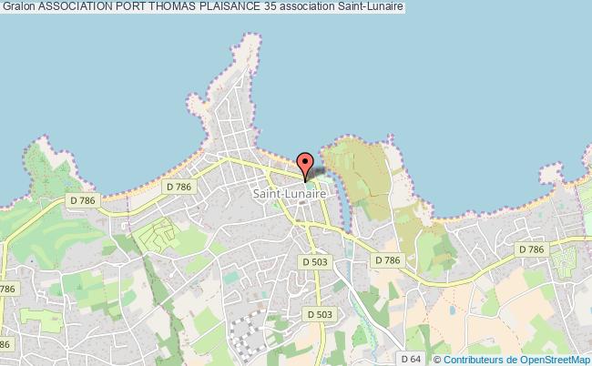plan association Association Port Thomas Plaisance 35 Saint-Lunaire