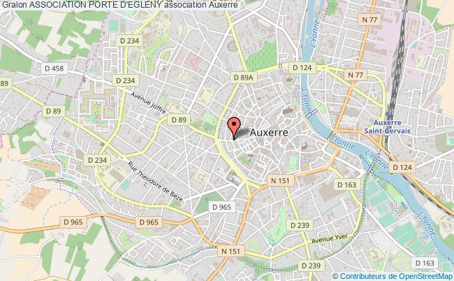 plan association Association Porte D'egleny Auxerre
