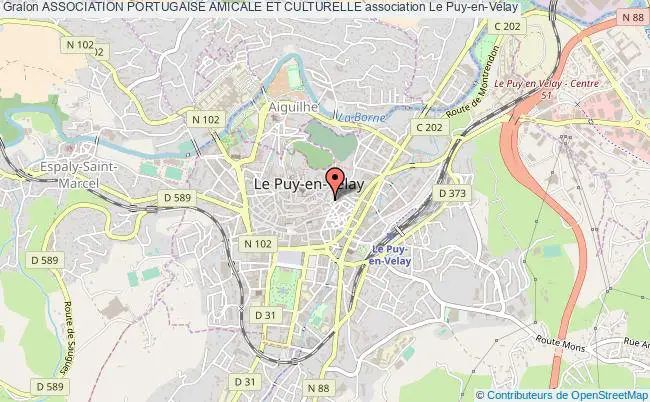plan association Association Portugaise Amicale Et Culturelle Le Puy-en-Velay