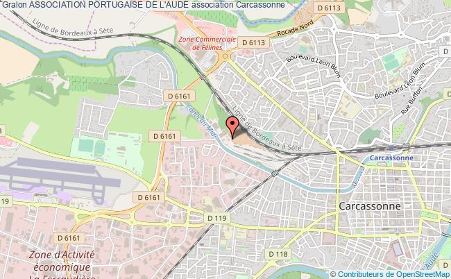 plan association Association Portugaise De L'aude Carcassonne