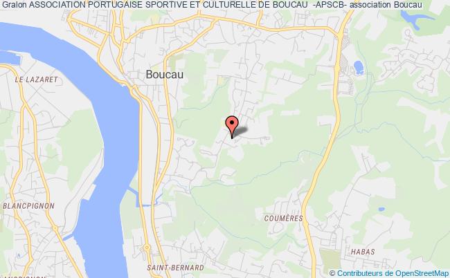 plan association Association Portugaise Sportive Et Culturelle De Boucau  -apscb- Boucau
