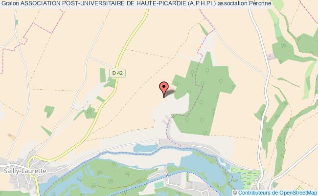 plan association Association Post-universitaire De Haute-picardie (a.p.h.pi.) Péronne
