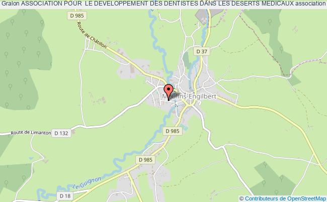 plan association Association Pour  Le Developpement Des Dentistes Dans Les Deserts Medicaux Moulins-Engilbert