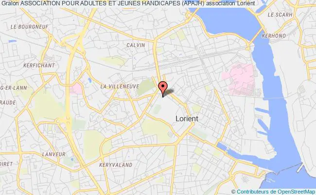 plan association Association Pour Adultes Et Jeunes Handicapes (apajh) Lorient