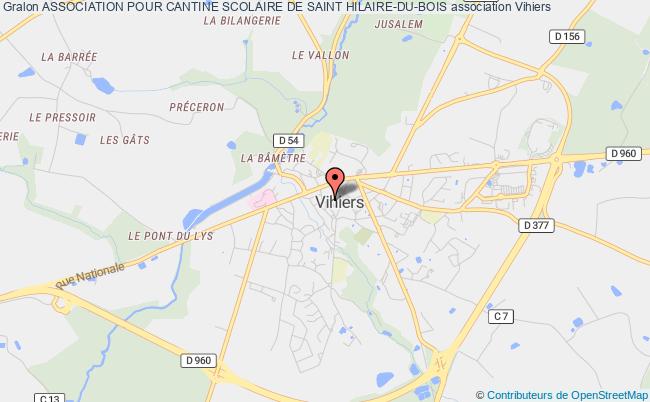 plan association Association Pour Cantine Scolaire De Saint Hilaire-du-bois Vihiers