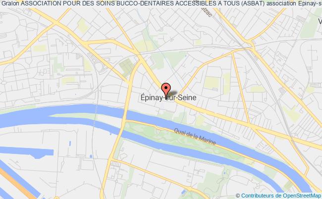 plan association Association Pour Des Soins Bucco-dentaires Accessibles A Tous (asbat) Épinay-sur-Seine