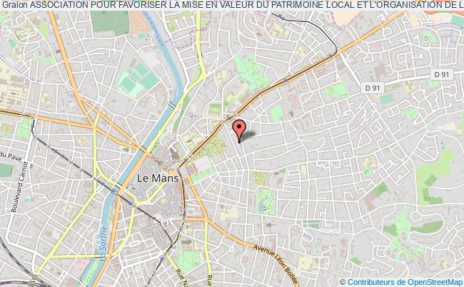 ASSOCIATION POUR FAVORISER LA MISE EN VALEUR DU PATRIMOINE LOCAL ET L'ORGANISATION DE LA JOURNEE  PORTES OUVERTES DANS LES MONUMENTS ET JARDINS