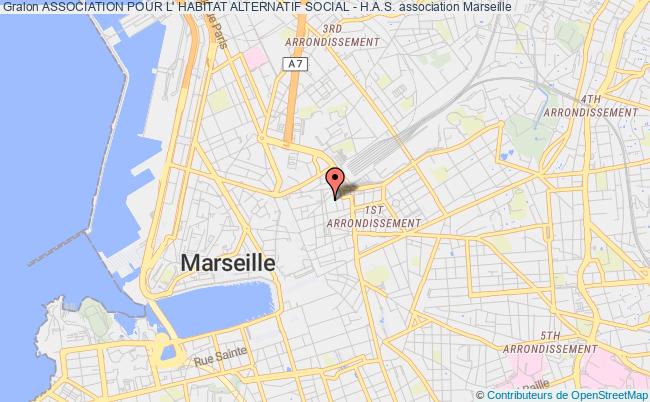 plan association Association Pour L' Habitat Alternatif Social - H.a.s. Marseille