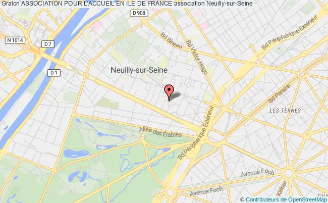 plan association Association Pour L'accueil En Ile De France Neuilly-sur-Seine