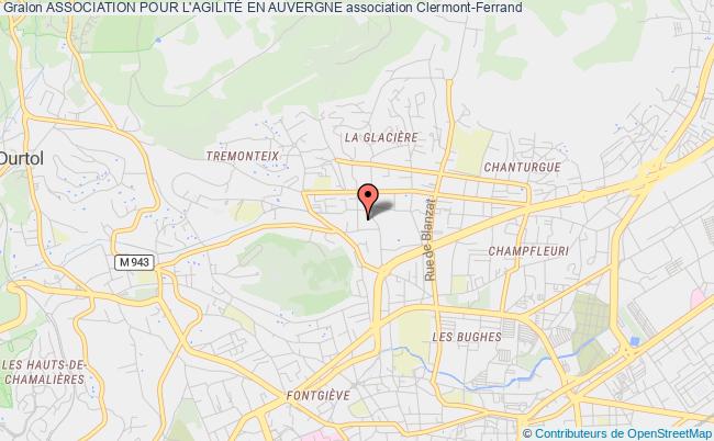 plan association Association Pour L'agilitÉ En Auvergne Clermont-Ferrand