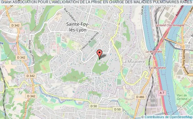 plan association Association Pour L'amelioration De La Prise En Charge Des Maladies Pulmonaires Rares Sainte-Foy-lès-Lyon