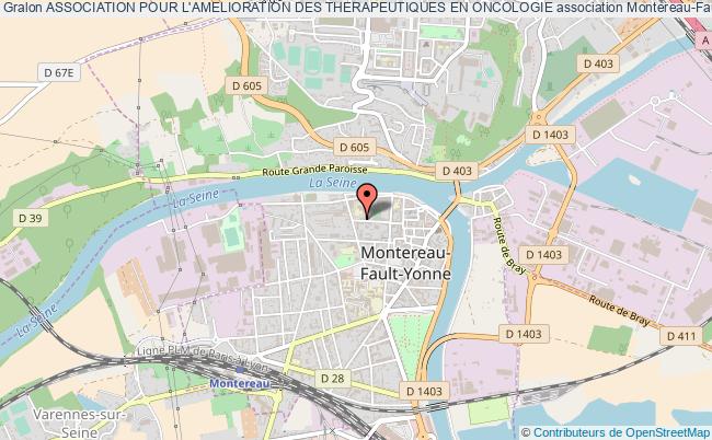 plan association Association Pour L'amelioration Des Therapeutiques En Oncologie Montereau-Fault-Yonne