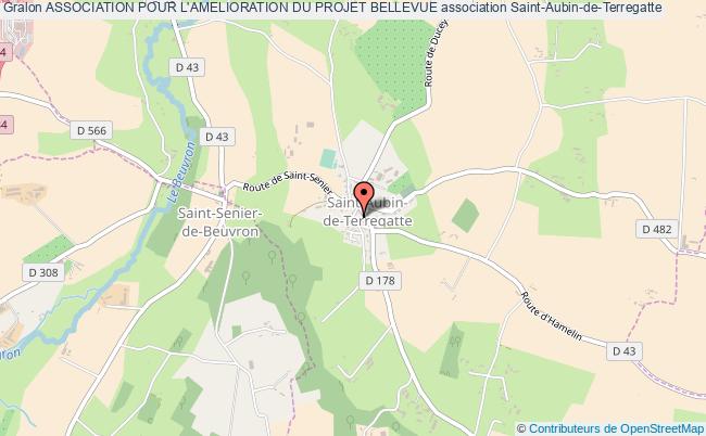 plan association Association Pour L'amelioration Du Projet Bellevue Saint-Aubin-de-Terregatte