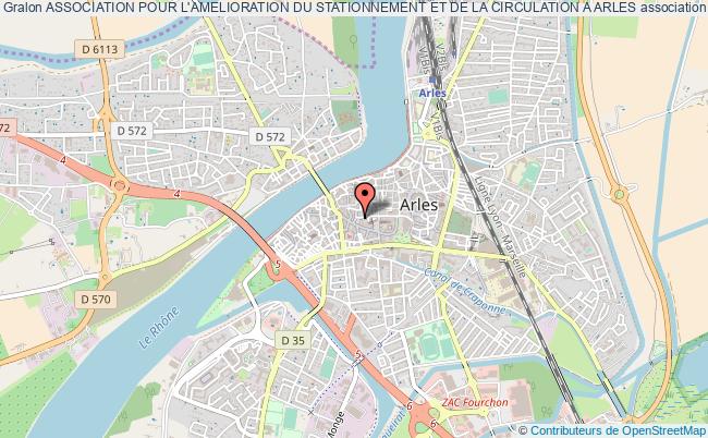 plan association Association Pour L'amelioration Du Stationnement Et De La Circulation A Arles Arles
