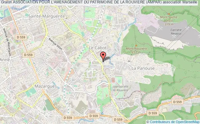 plan association Association Pour L'amenagement Du Patrimoine De La Rouviere (ampar) Marseille