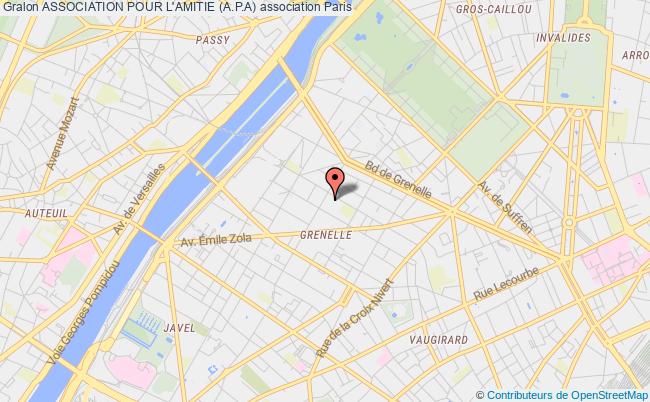 plan association Association Pour L'amitie (a.p.a) Paris