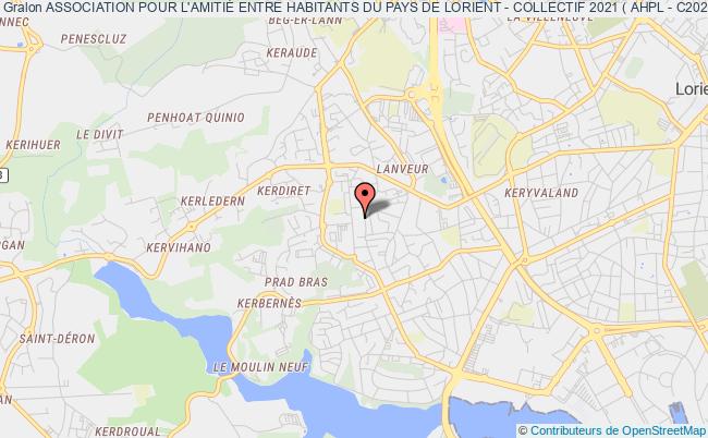 plan association Association Pour L'amitiÉ Entre Habitants Du Pays De Lorient - Collectif 2021 ( Ahpl - C2021) Lorient