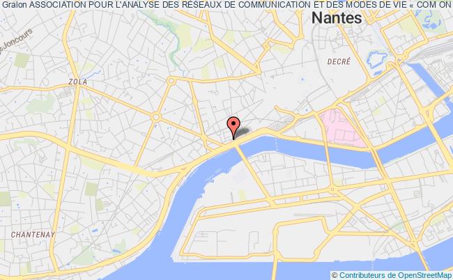 ASSOCIATION POUR L'ANALYSE DES RÉSEAUX DE COMMUNICATION ET DES MODES DE VIE « COM ON WEST - LIFESTYLE NETWORK »