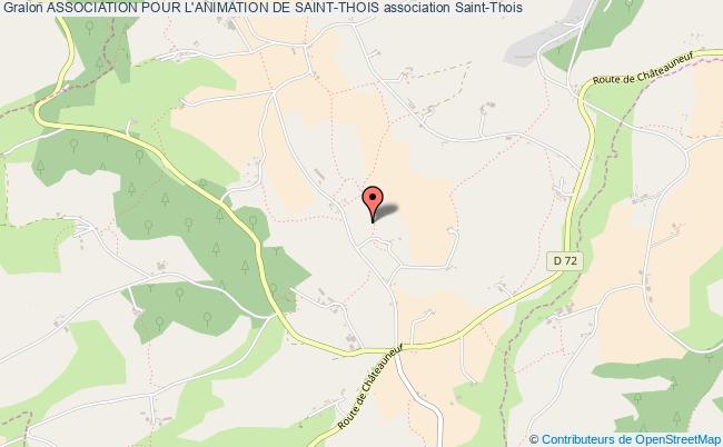 plan association Association Pour L'animation De Saint-thois Saint-Thois