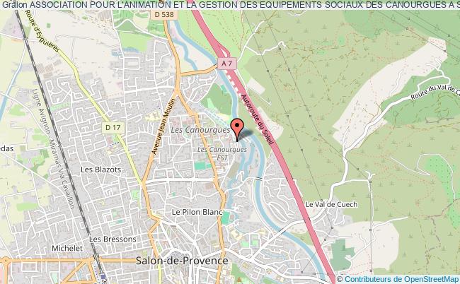 ASSOCIATION POUR L'ANIMATION ET LA GESTION DES EQUIPEMENTS SOCIAUX DES CANOURGUES A SALON DE PROVENCE