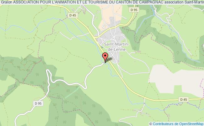 plan association Association Pour L'animation Et Le Tourisme Du Canton De Campagnac Saint-Martin-de-Lenne