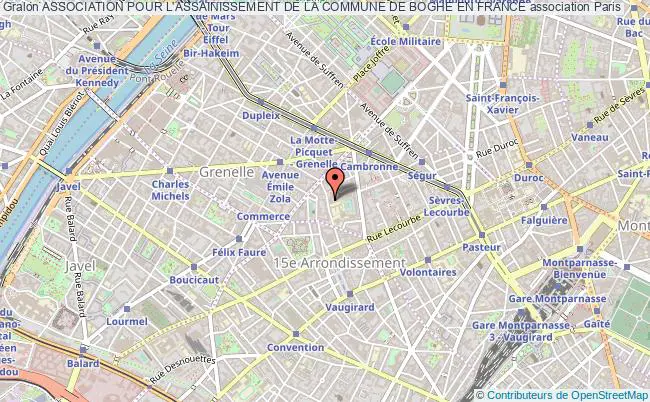 plan association Association Pour L'assainissement De La Commune De Boghe En France Paris
