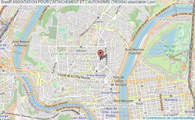 plan association Association Pour L'attachement Et L'autonomie (troisa) Lyon