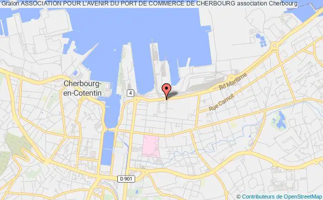 plan association Association Pour L'avenir Du Port De Commerce De Cherbourg Cherbourg-Octeville cedex
