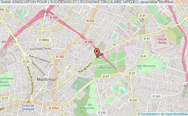 plan association Association Pour L'ecodesign Et L'economie Circulaire (apedec) Montreuil