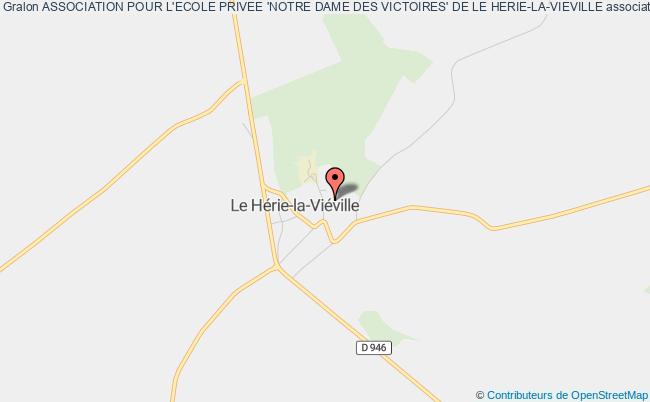 plan association Association Pour L'ecole Privee 'notre Dame Des Victoires' De Le Herie-la-vieville Le    Hérie-la-Viéville