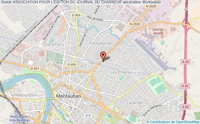 plan association Association Pour L'edition Du Journal Du Chasseur Montauban