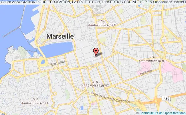 plan association Association Pour L'education, La Protection, L'insertion Sociale (e.p.i.s.) Marseille