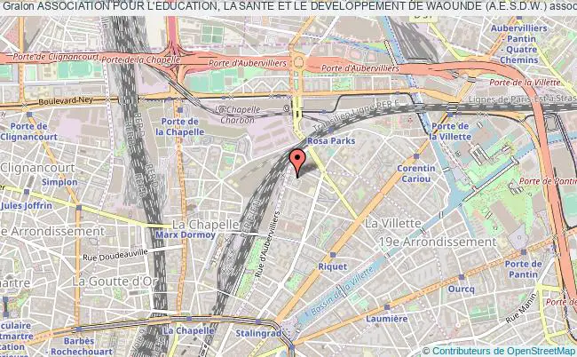 plan association Association Pour L'education, La Sante Et Le Developpement De Waounde (a.e.s.d.w.) Paris