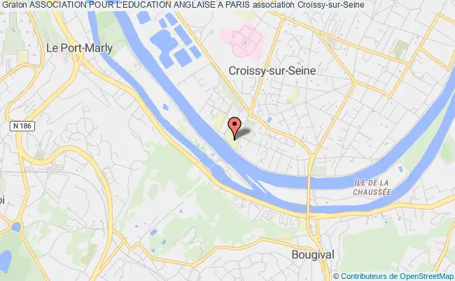 plan association Association Pour L'education Anglaise A Paris Croissy-sur-Seine