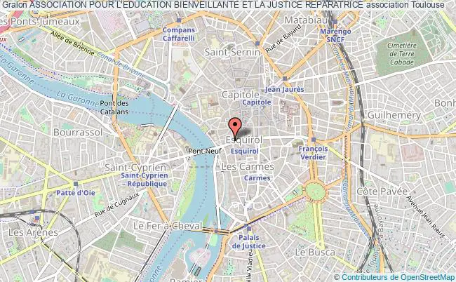 plan association Association Pour L'education Bienveillante Et La Justice Reparatrice Toulouse