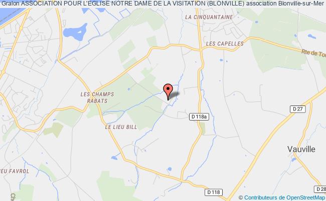 plan association Association Pour L'eglise Notre Dame De La Visitation (blonville) Blonville-sur-Mer