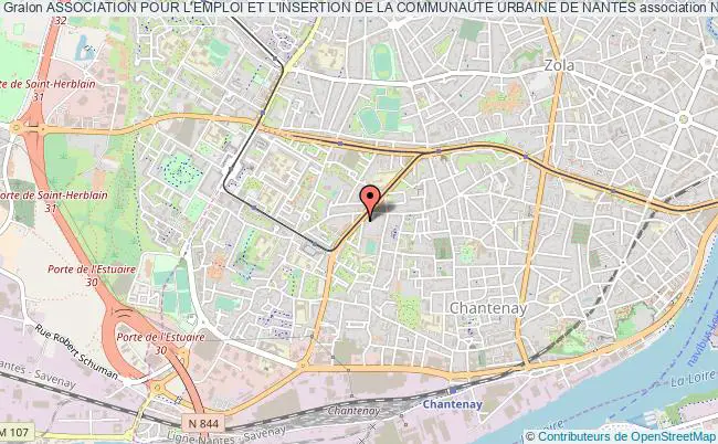 plan association Association Pour L'emploi Et L'insertion De La Communaute Urbaine De Nantes Nantes